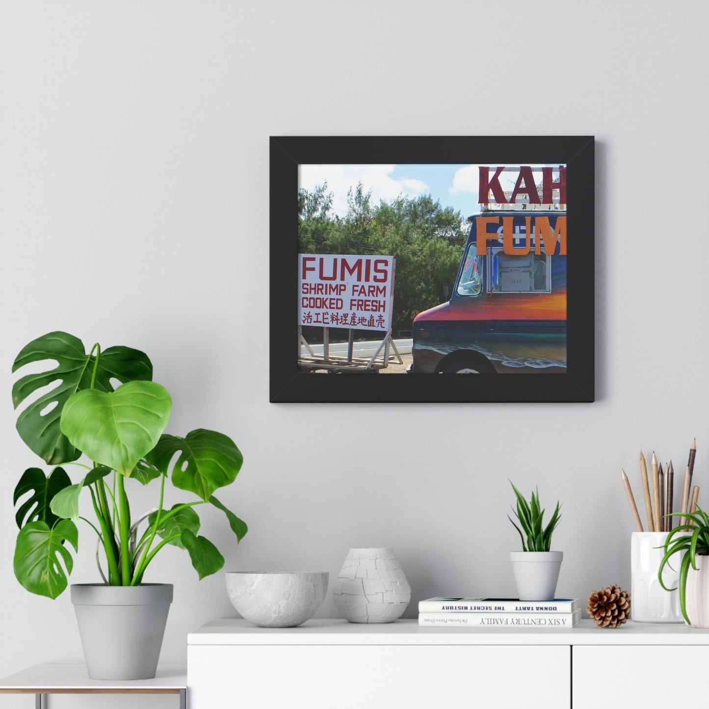 Aloha Keanu - Framed Horizontal Poster - Fry1Productions