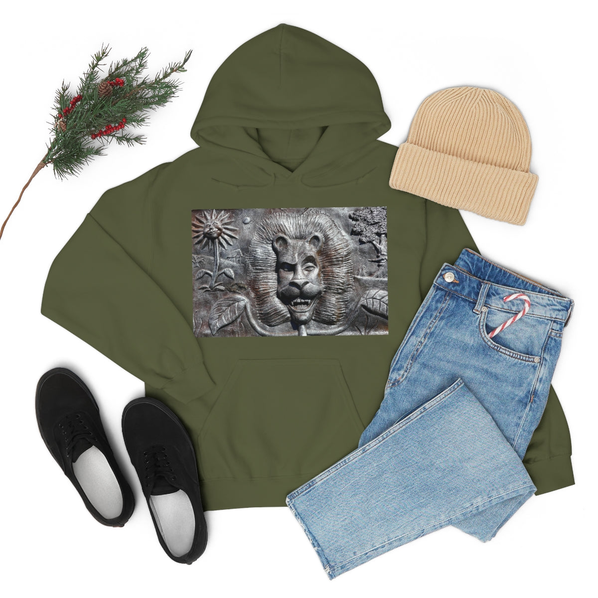 Lion's Friends Forever - Unisex Heavy Blend Hooded Sweatshirt - Fry1Productions