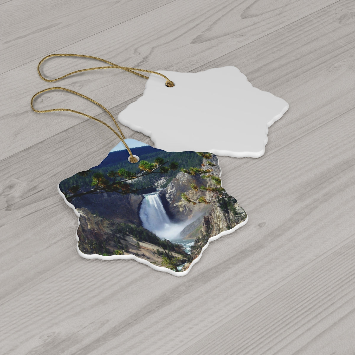 Yellowstone's Splendor  - Ceramic Ornaments - Fry1Productions