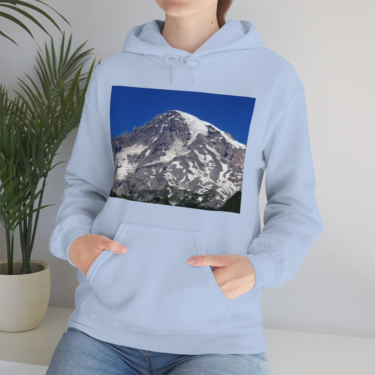 Majestic Mt. Rainier - Unisex Heavy Blend Hooded Sweatshirt - Fry1Productions