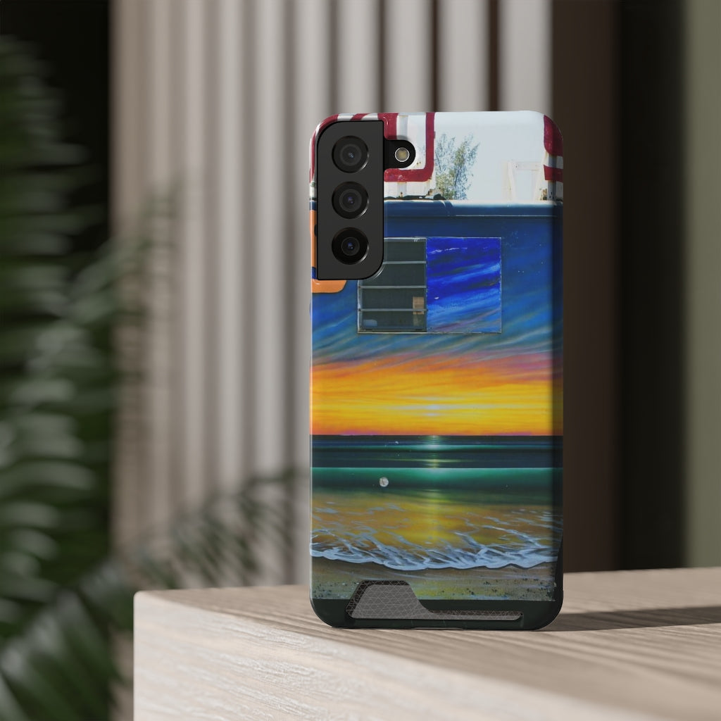 "Fumis Aloha" - Galaxy S22 S21 & iPhone 13 Case With Card Holder - Fry1Productions