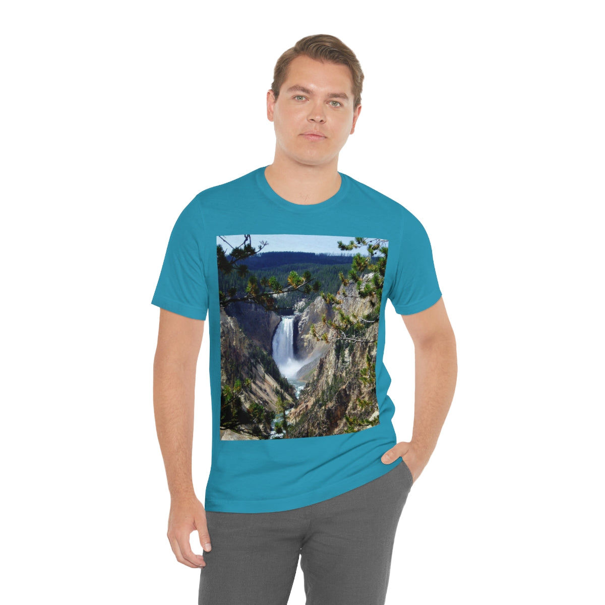 Yellowstone's Splendor - Unisex Jersey Short Sleeve T-Shirt - Fry1Productions