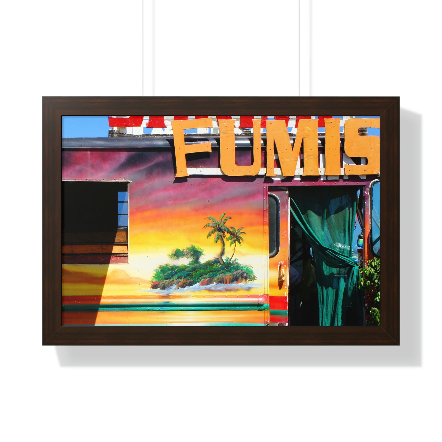 Island Love - Framed Horizontal Poster - Fry1Productions