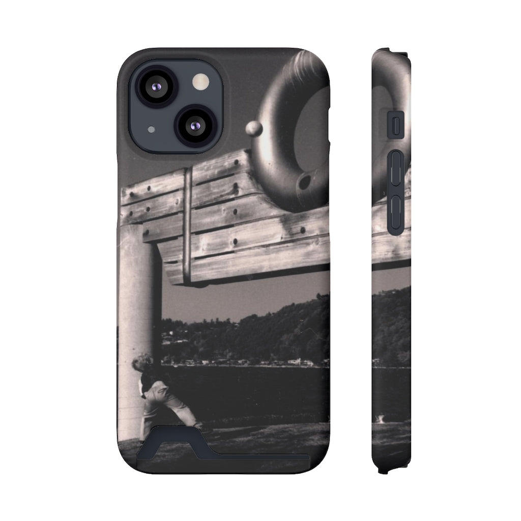 "Great Throw" - Galaxy S22 S21 & iPhone 13 Case With Card Holder - Fry1Productions