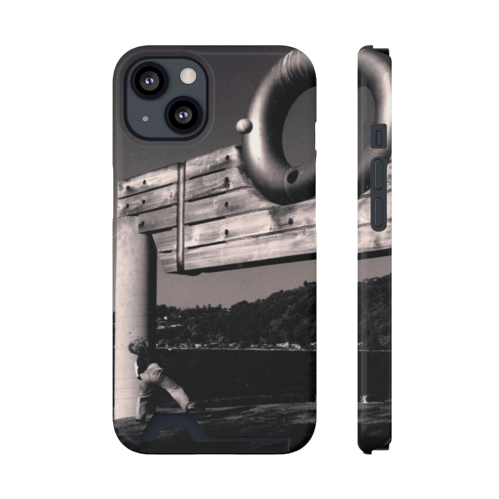 "Great Throw" - Galaxy S22 S21 & iPhone 13 Case With Card Holder - Fry1Productions