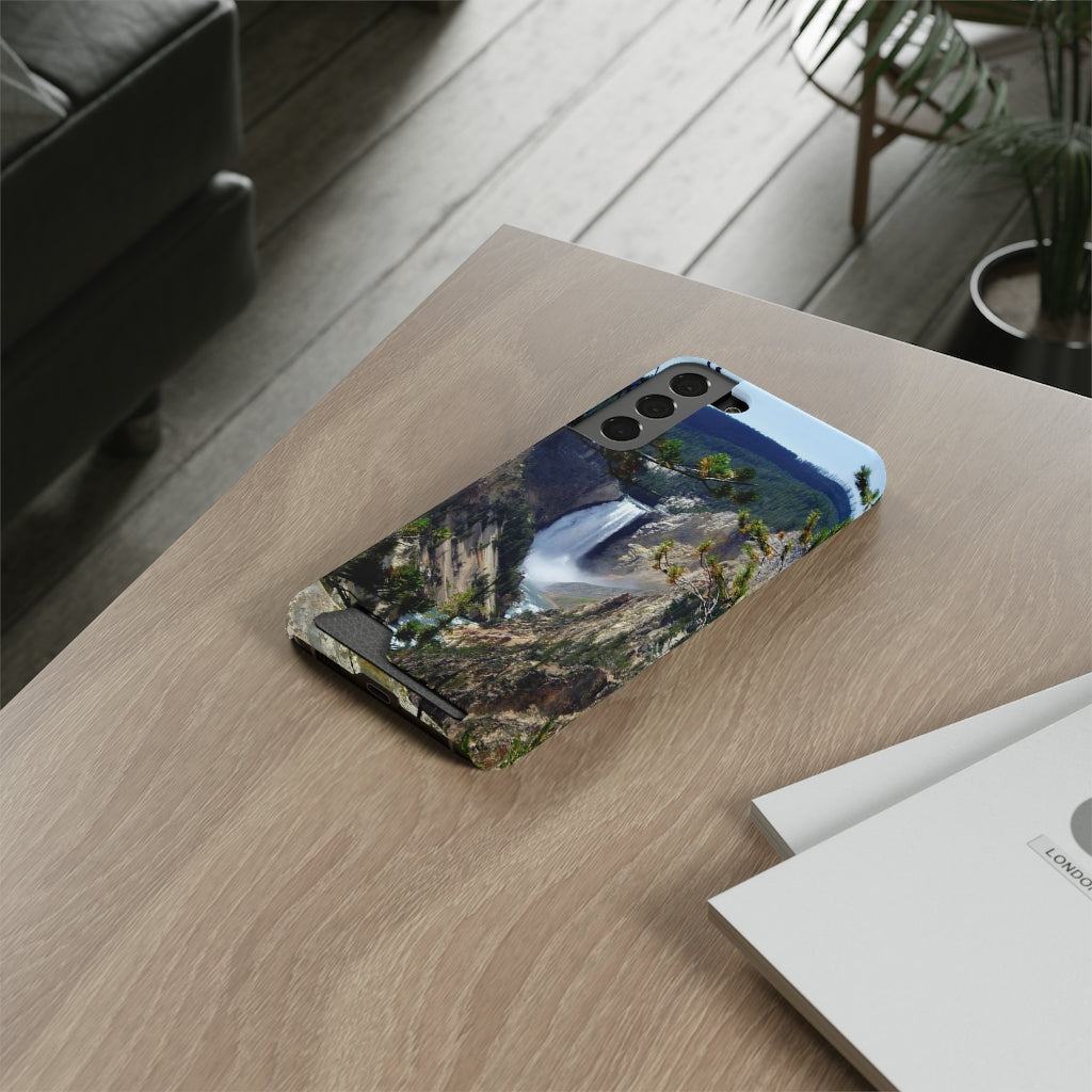 “Yellowstone's Splendor” - Galaxy S22 S21 & iPhone 13 Case With Card Holder - Fry1Productions