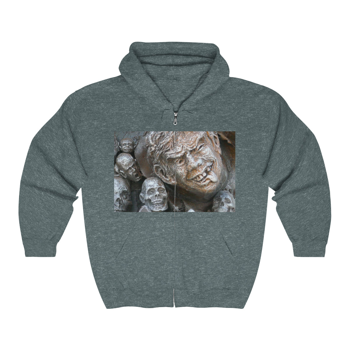 Waiting for the King - Unisex Heavy Blend Full Zip Hooded Sweatshirt - Fry1Productions