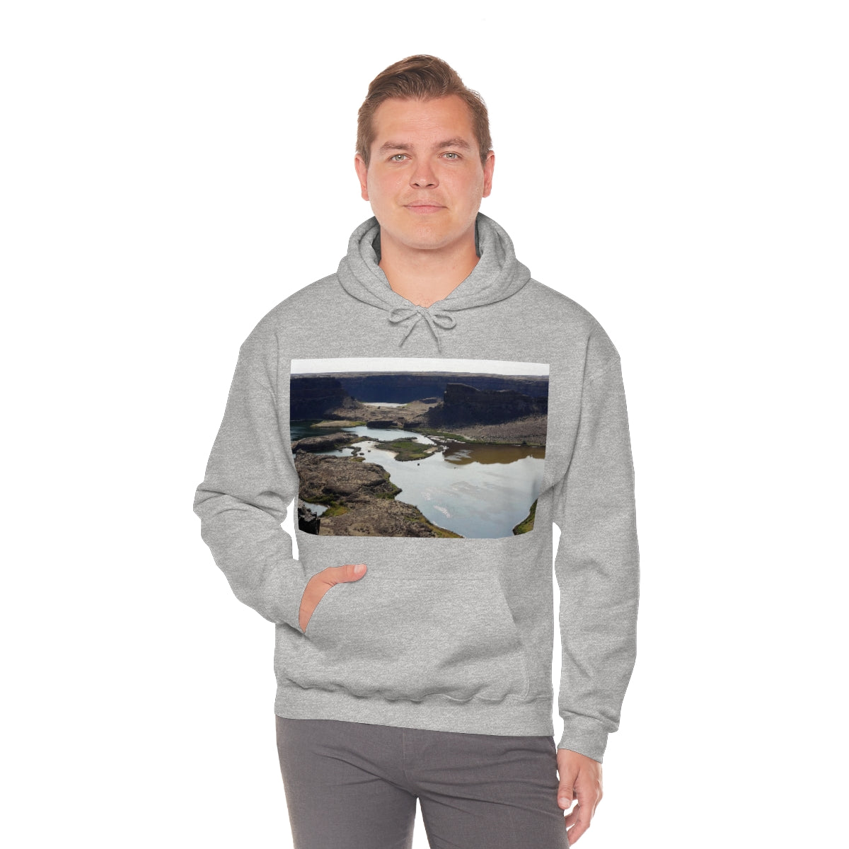 Reminisce of Ancient Thunder - Unisex Heavy Blend Hooded Sweatshirt - Fry1Productions