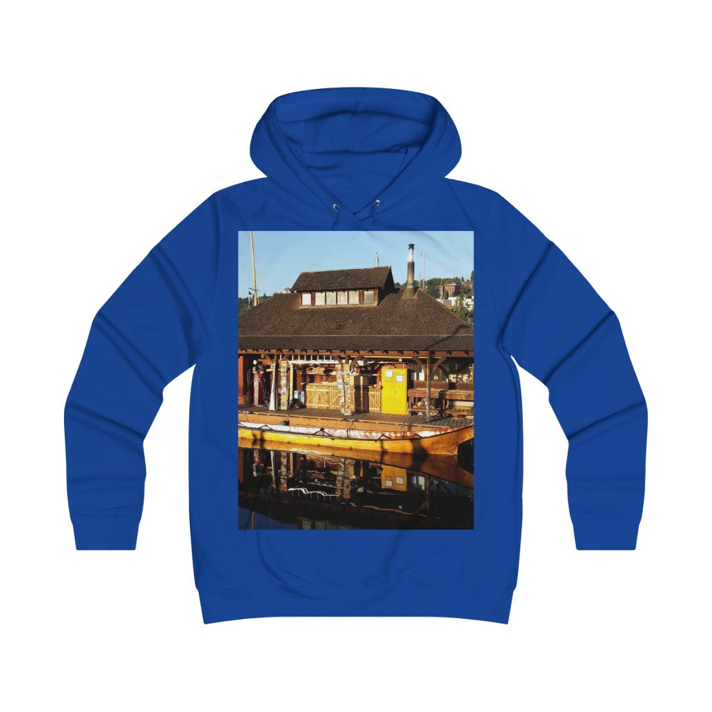 "Q'il'bid Awe" - Girlie College Hoodie - Fry1Productions