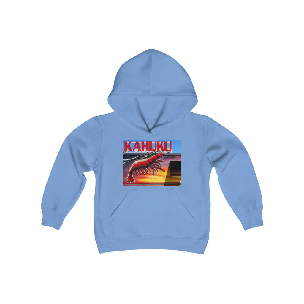 "Kahuku Kai" - Youth Heavy Blend Hooded Sweatshirt - Fry1Productions