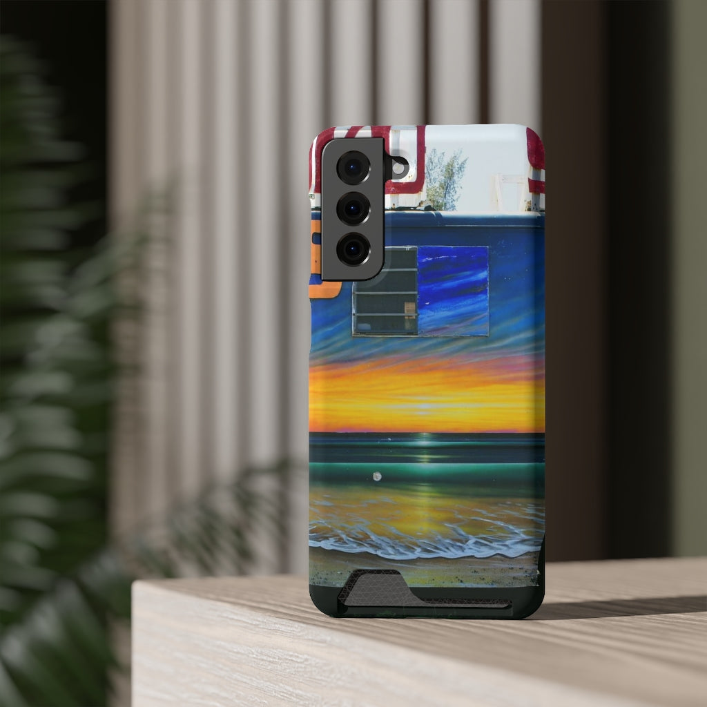 "Fumis Aloha" - Galaxy S22 S21 & iPhone 13 Case With Card Holder - Fry1Productions
