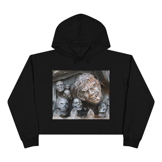 Waiting For The King - Crop Hoodie - Fry1Productions
