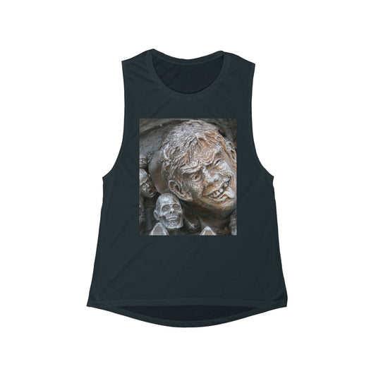 Waiting for the King - Women's Flowy Scoop Muscle Tank - Fry1Productions