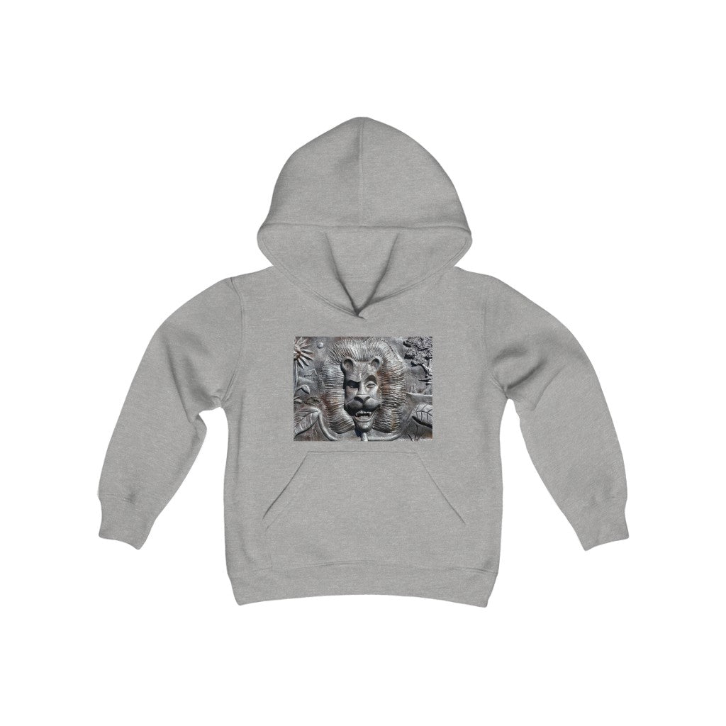 "Lion's Friends Forever" - Youth Heavy Blend Hooded Sweatshirt - Fry1Productions