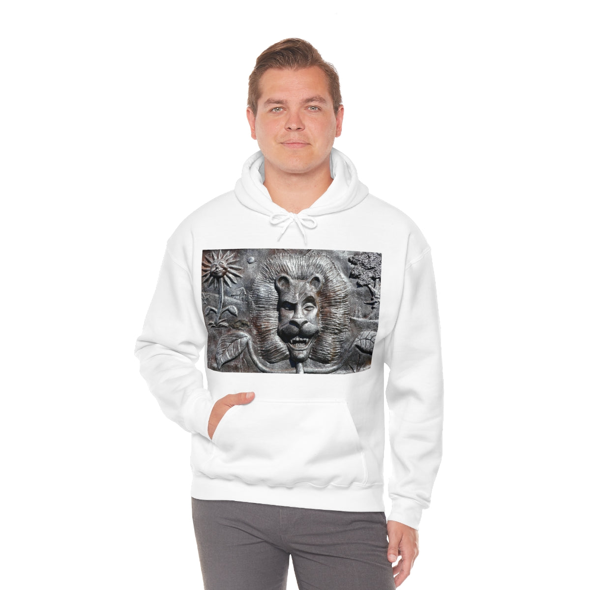 Lion's Friends Forever - Unisex Heavy Blend Hooded Sweatshirt - Fry1Productions