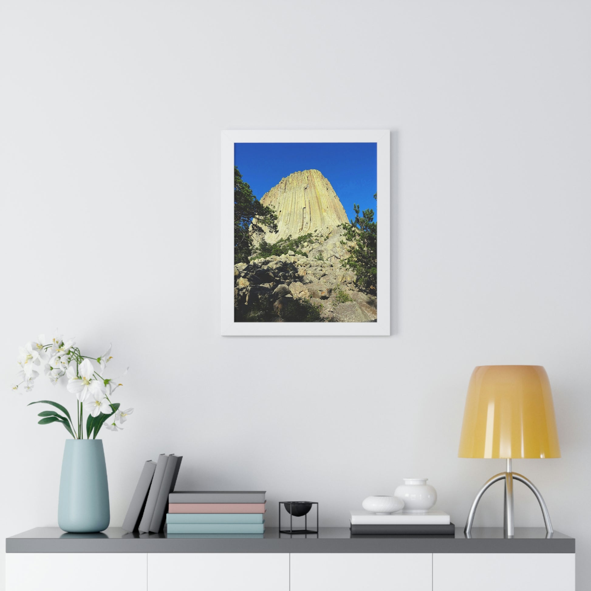 Reaching Heaven - Framed Vertical Poster - Fry1Productions