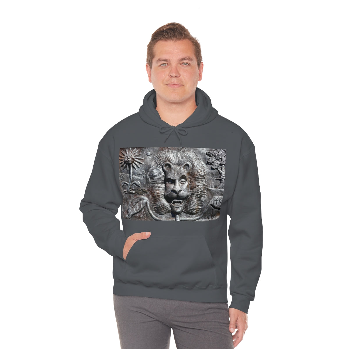 Lion's Friends Forever - Unisex Heavy Blend Hooded Sweatshirt - Fry1Productions