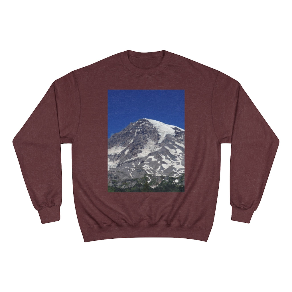 Majestic Mt. Rainier - Champion Sweatshirt - Fry1Productions