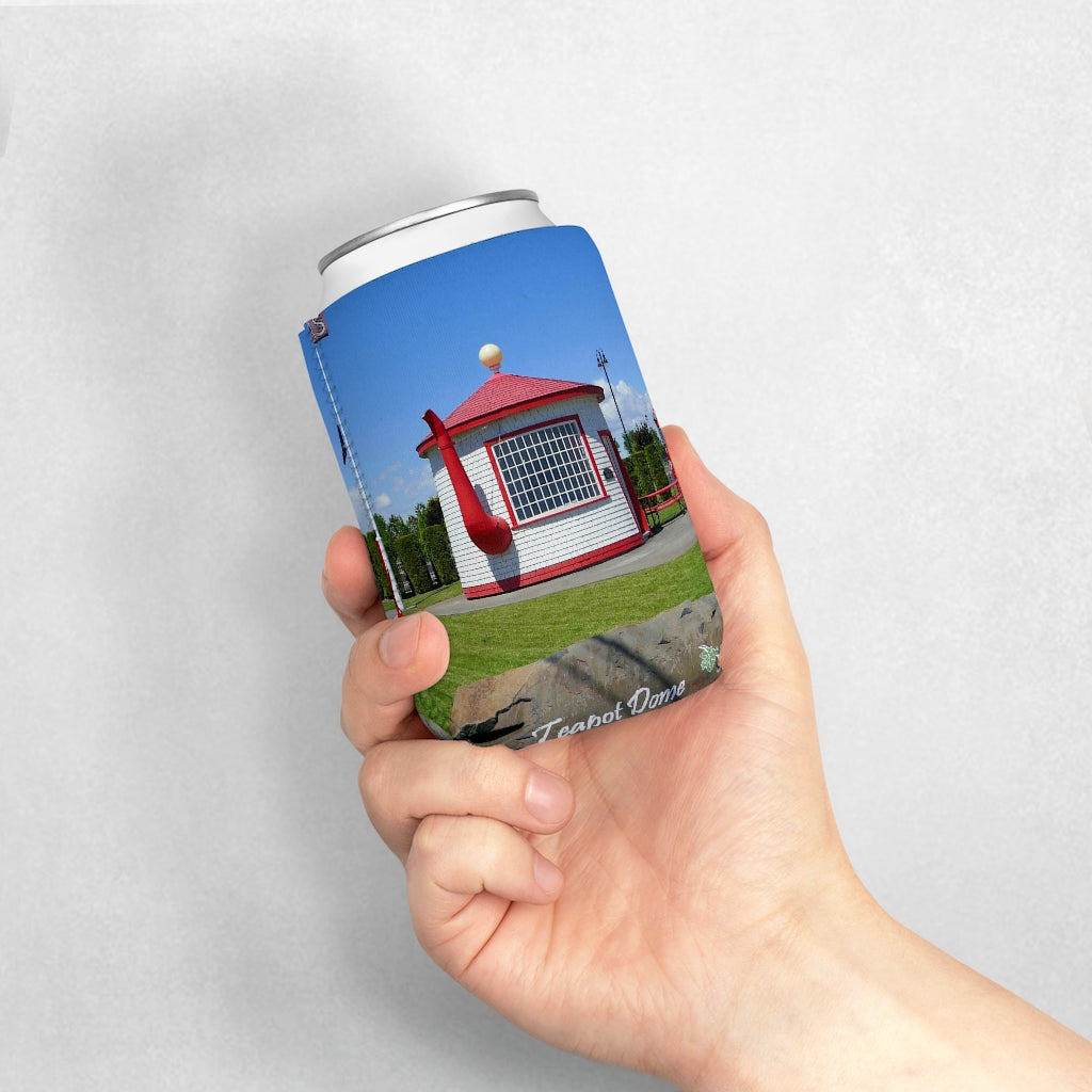 Teapot Dome Memorial Park - Can Cooler Neoprene Sleeve 12oz - Fry1Productions