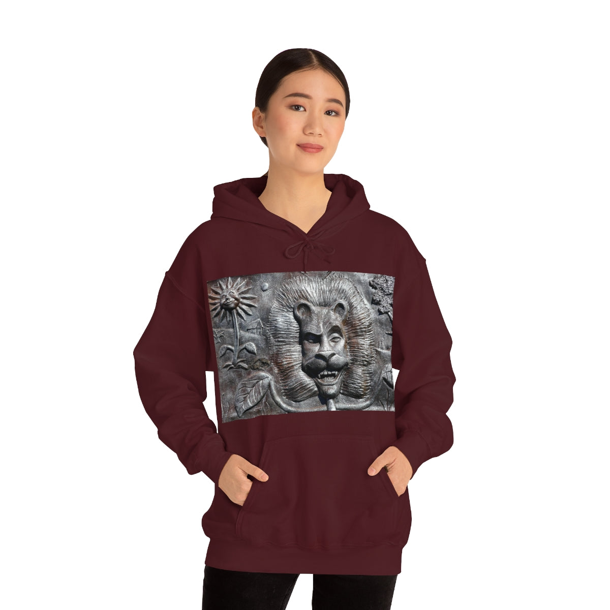 Lion's Friends Forever - Unisex Heavy Blend Hooded Sweatshirt - Fry1Productions