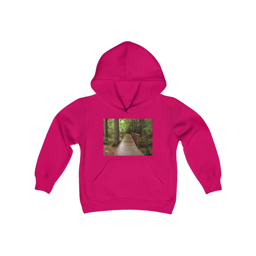 "Fauna Flora" - Youth Heavy Blend Hooded Sweatshirt - Fry1Productions