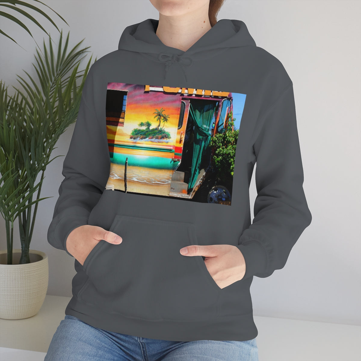 Island Love - Unisex Heavy Blend Hooded Sweatshirt - Fry1Productions