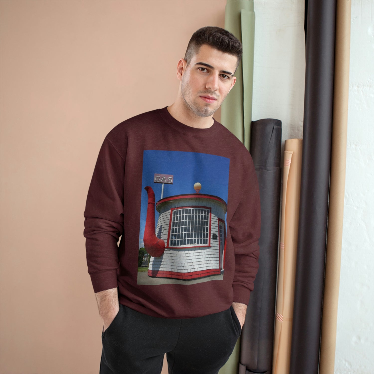 Historic Attraction Teapot Dome - Champion Sweatshirt - Fry1Productions