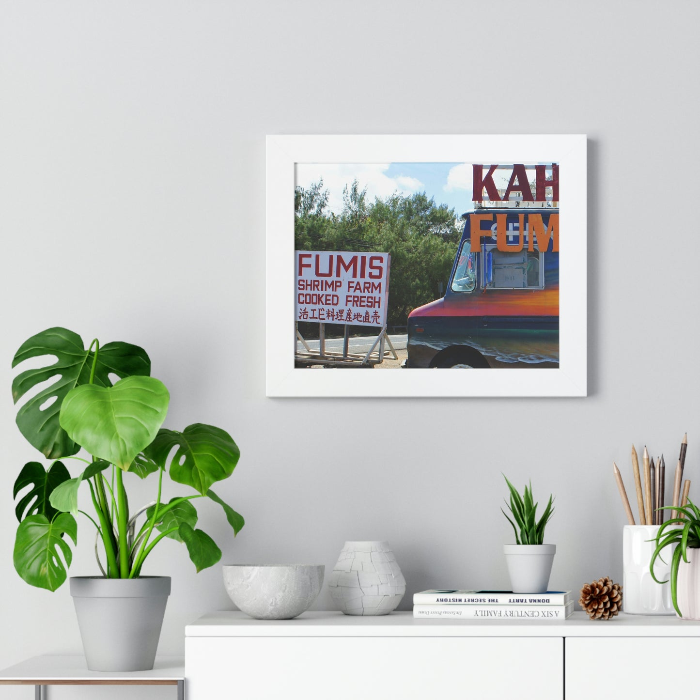 Aloha Keanu - Framed Horizontal Poster - Fry1Productions