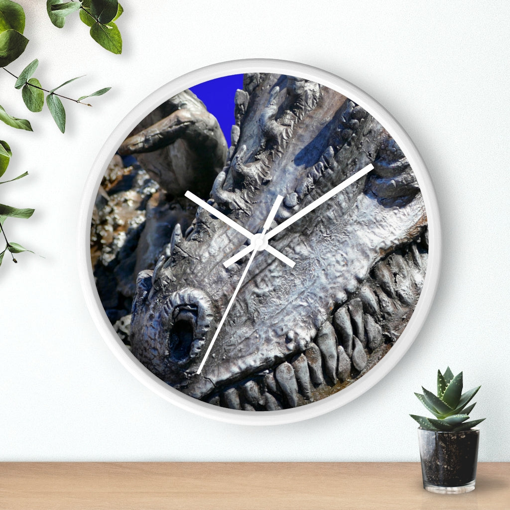 "Delectable Vision" - 10" Wooden Frame Wall Clock - Fry1Productions