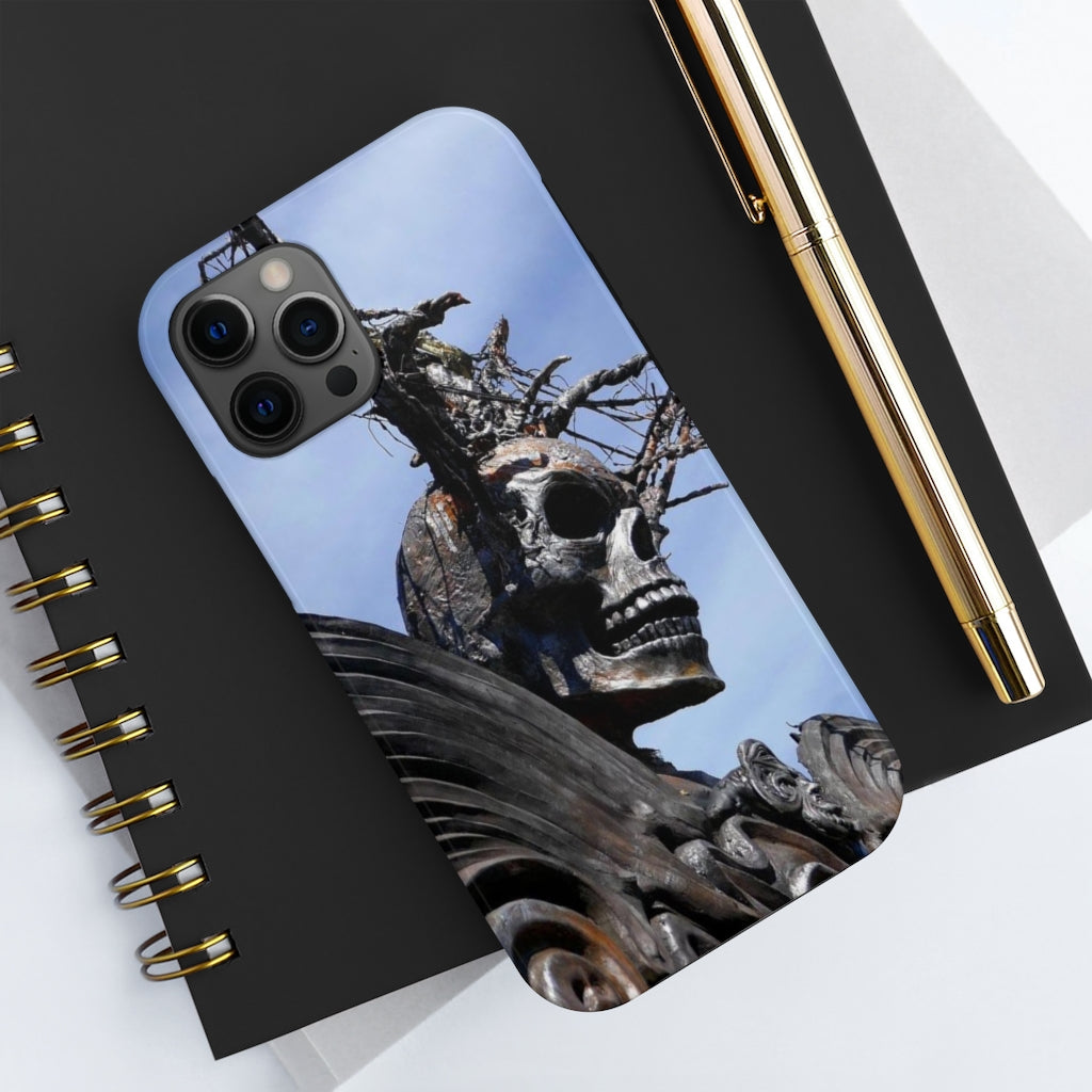 "Skull Warrior" - iPhone Tough Case - Fry1Productions