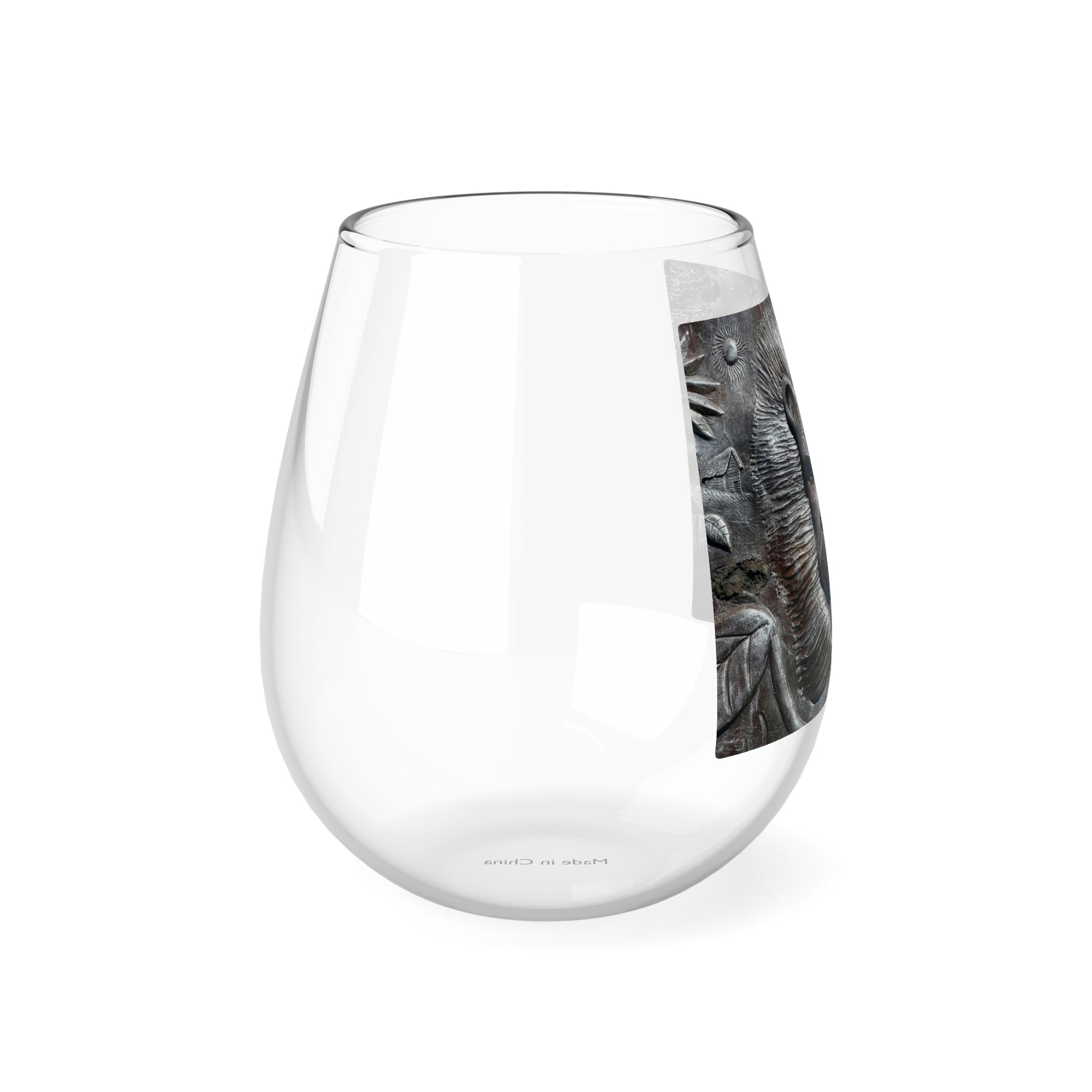 Lion's Friends Forever - Stemless Wine Glass, 11.75 oz - Fry1Productions
