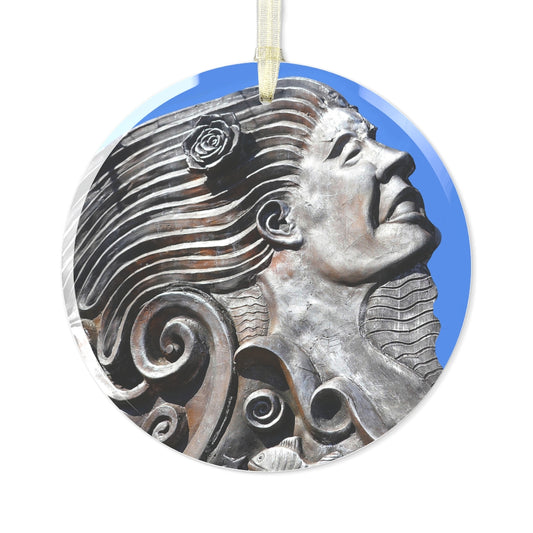 Nymph Beauty - Glass Ornament - Fry1Productions