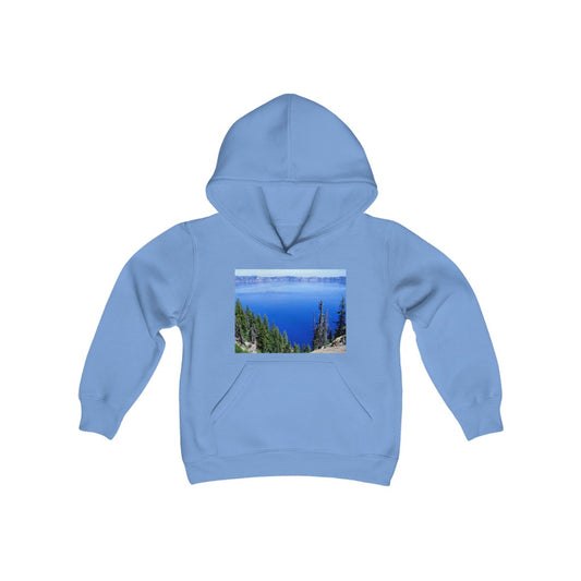 “Deep Blue” - Youth Heavy Blend Hooded Sweatshirt - Fry1Productions