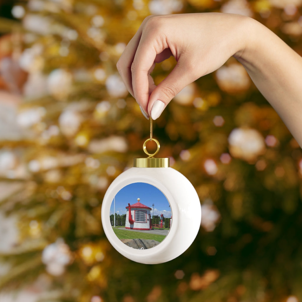 Teapot Dome Memorial Park - Christmas Ball Ornament - Fry1Productions