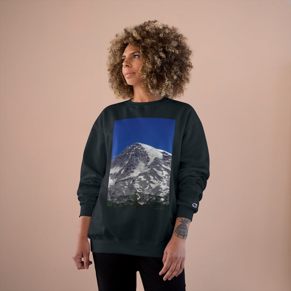 Majestic Mt. Rainier - Champion Sweatshirt - Fry1Productions