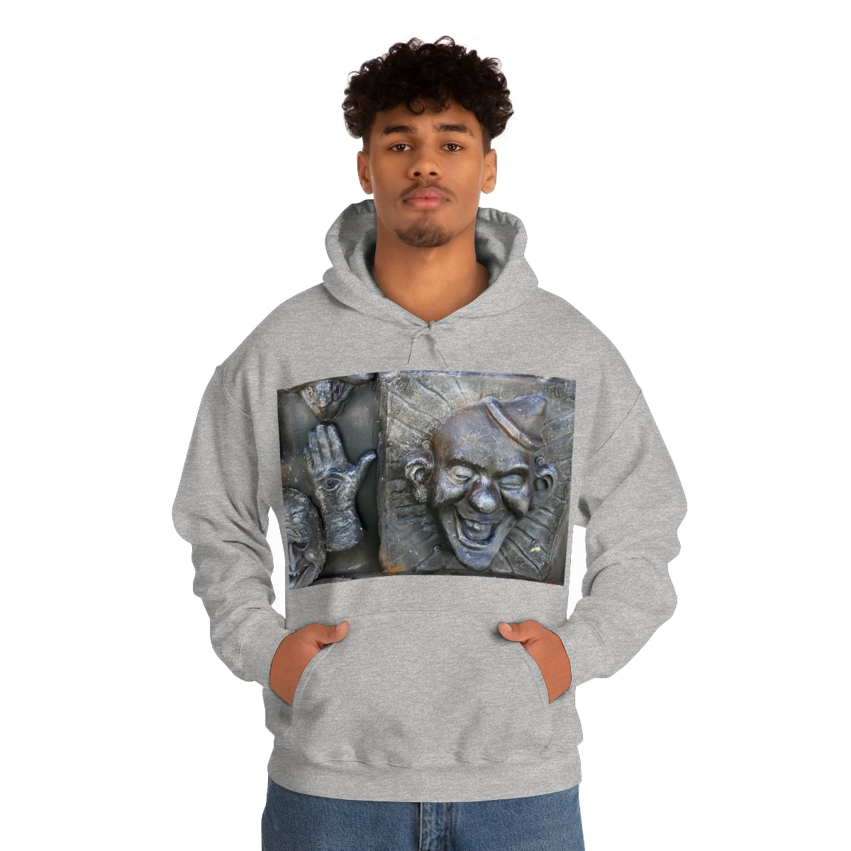 Cosmic Laughter - Unisex Heavy Blend Hooded Sweatshirt - Fry1Productions