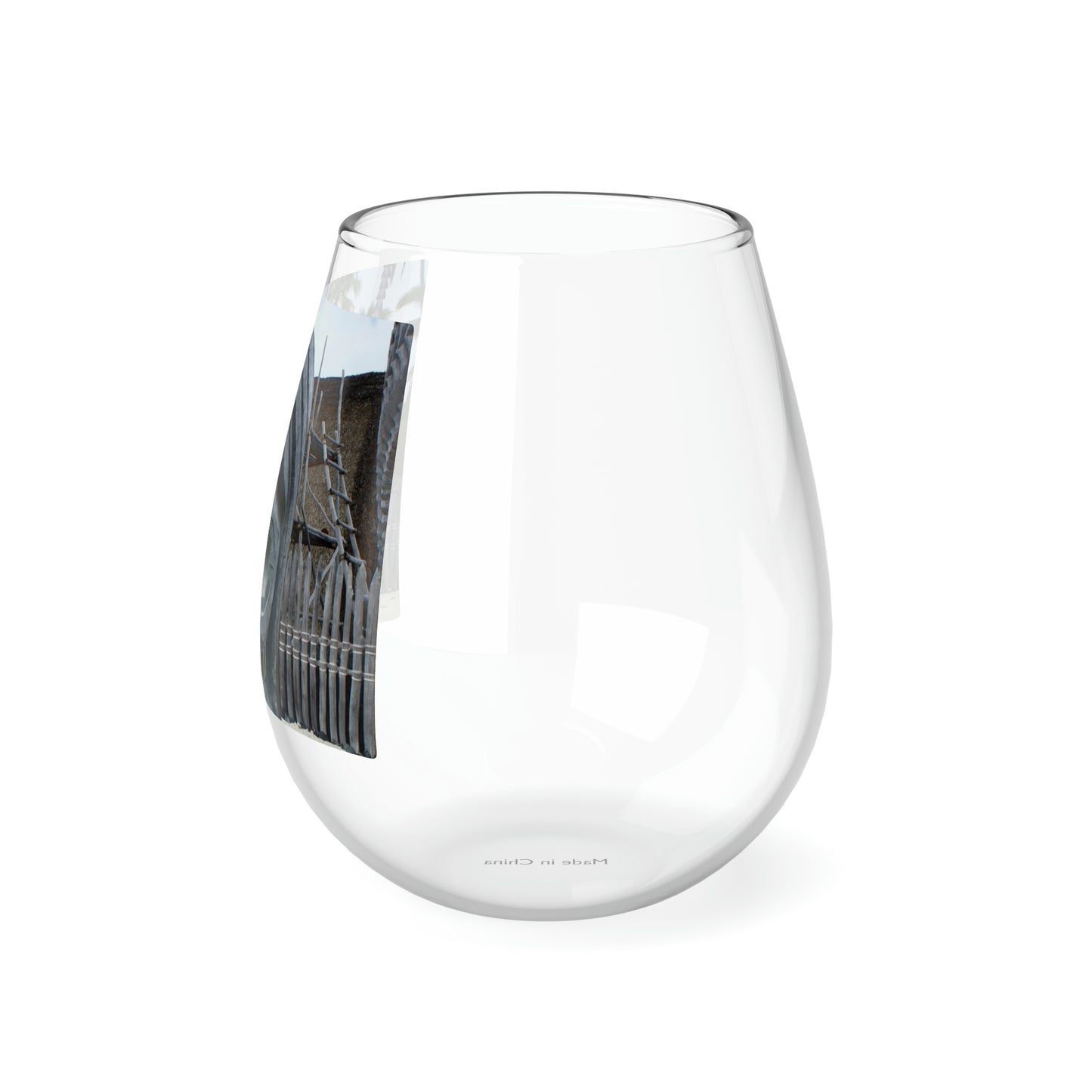 Fierce Guardian - Stemless Wine Glass, 11.75 oz - Fry1Productions