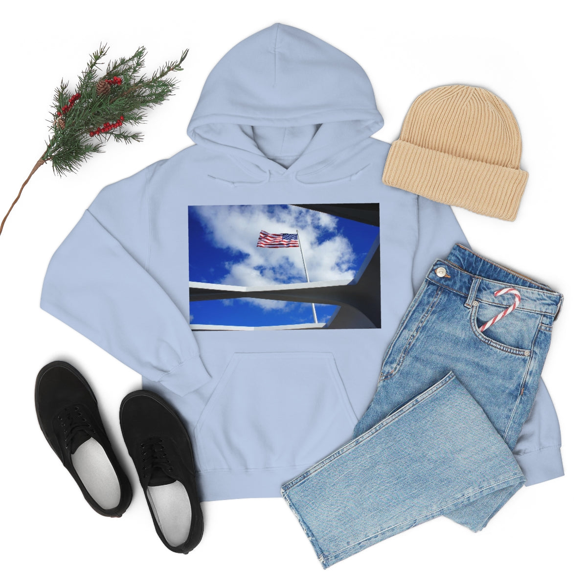 Bravery Honored Forever - Unisex Heavy Blend Hooded Sweatshirt - Fry1Productions