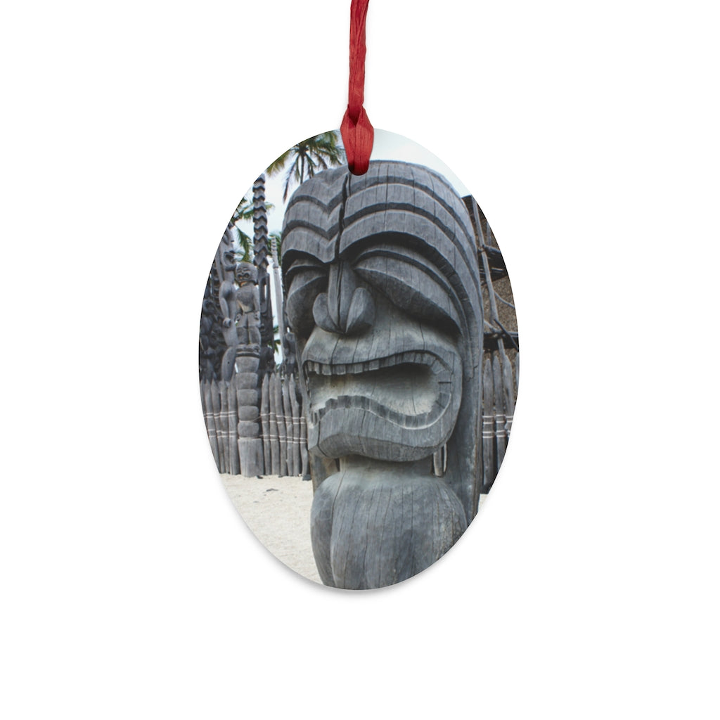 Fierce Guardian - Wooden Christmas Ornaments - Fry1Productions