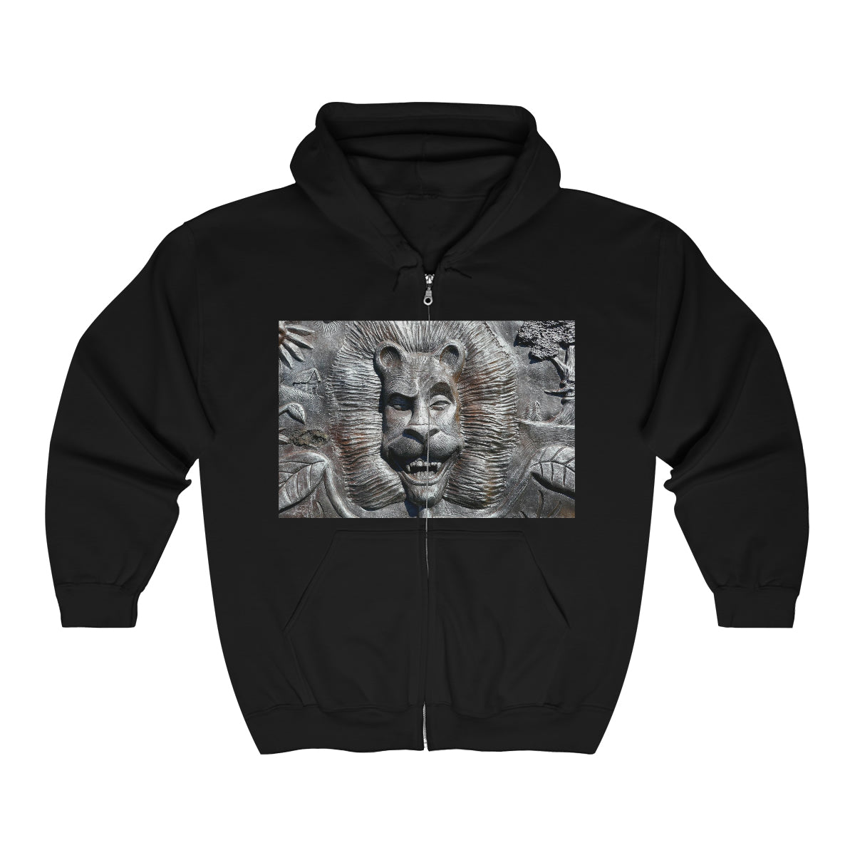 Lion's Friends Forever - Unisex Heavy Blend Full Zip Hooded Sweatshirt - Fry1Productions