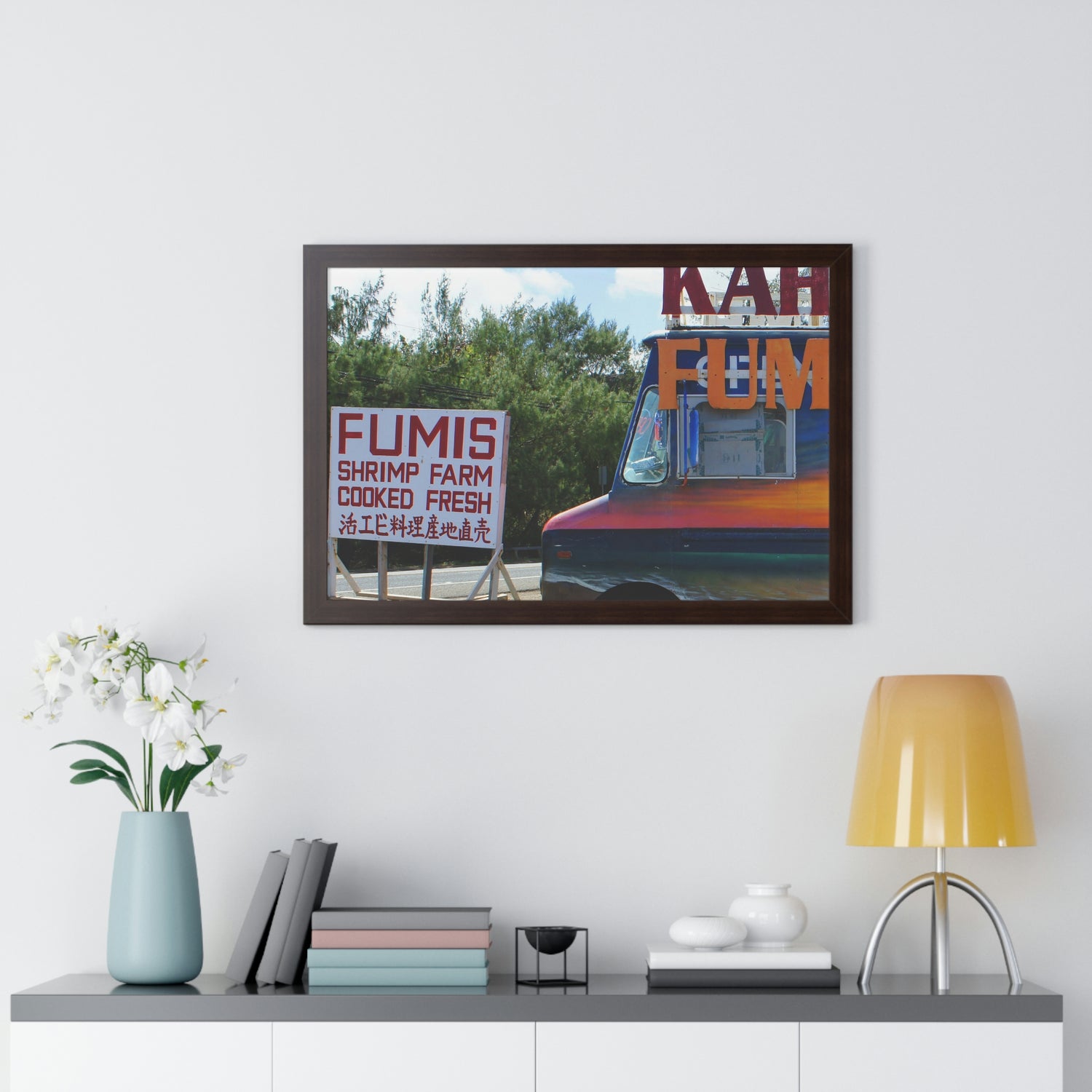 Aloha Keanu - Framed Horizontal Poster - Fry1Productions