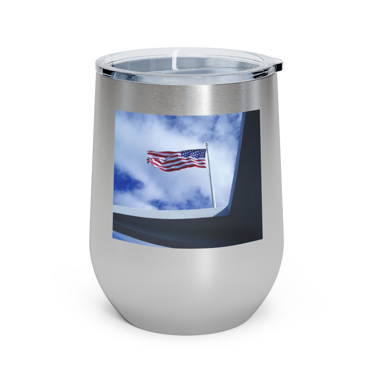 In Solemn Remembrance - 12 oz Insulated Wine Tumbler - Fry1Productions