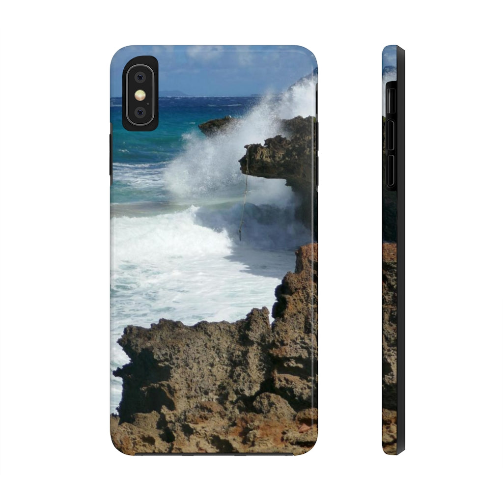 "Surfer's Saving Rope" - iPhone Tough Case - Fry1Productions