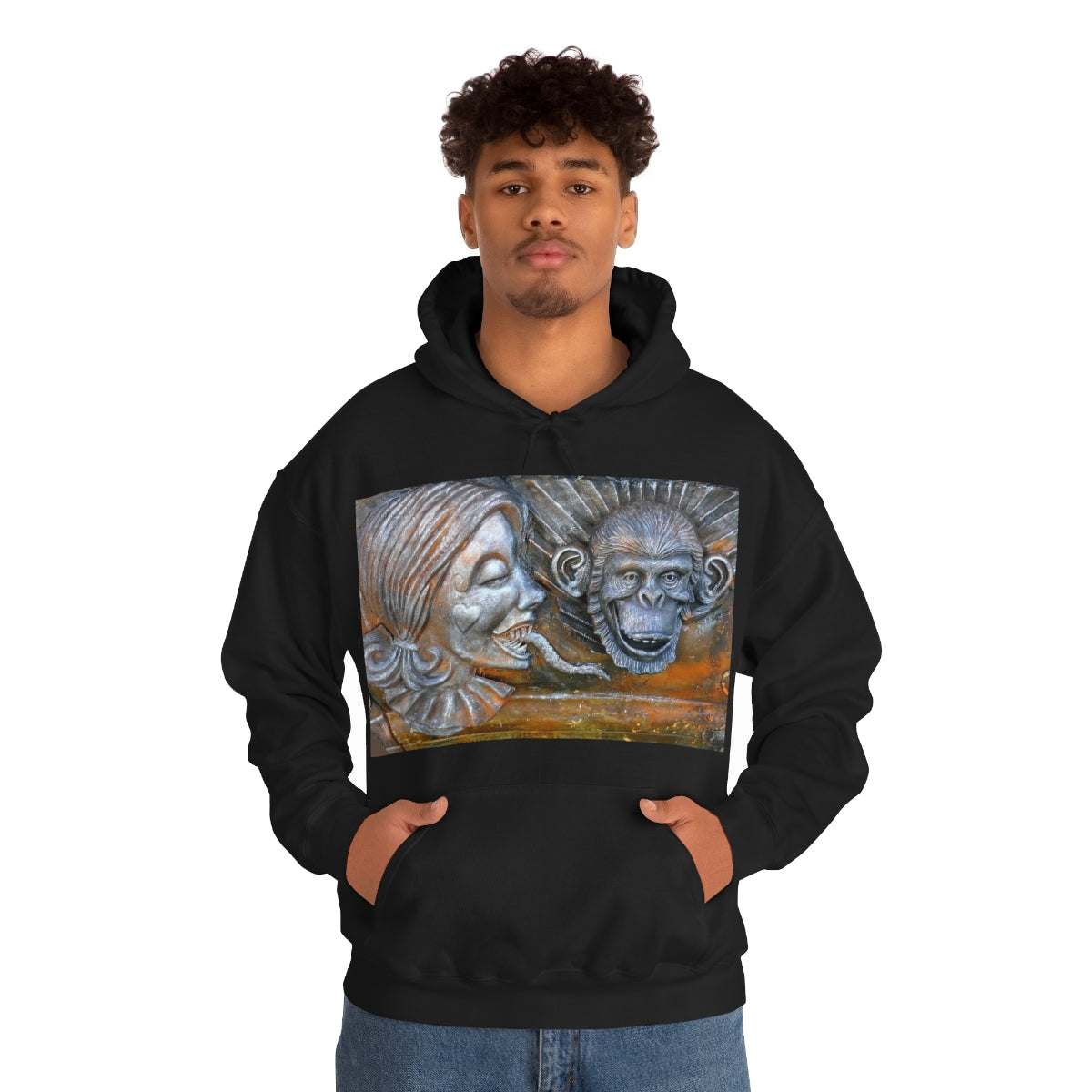 Snakily Speaking - Unisex Heavy Blend Hooded Sweatshirt - Fry1Productions