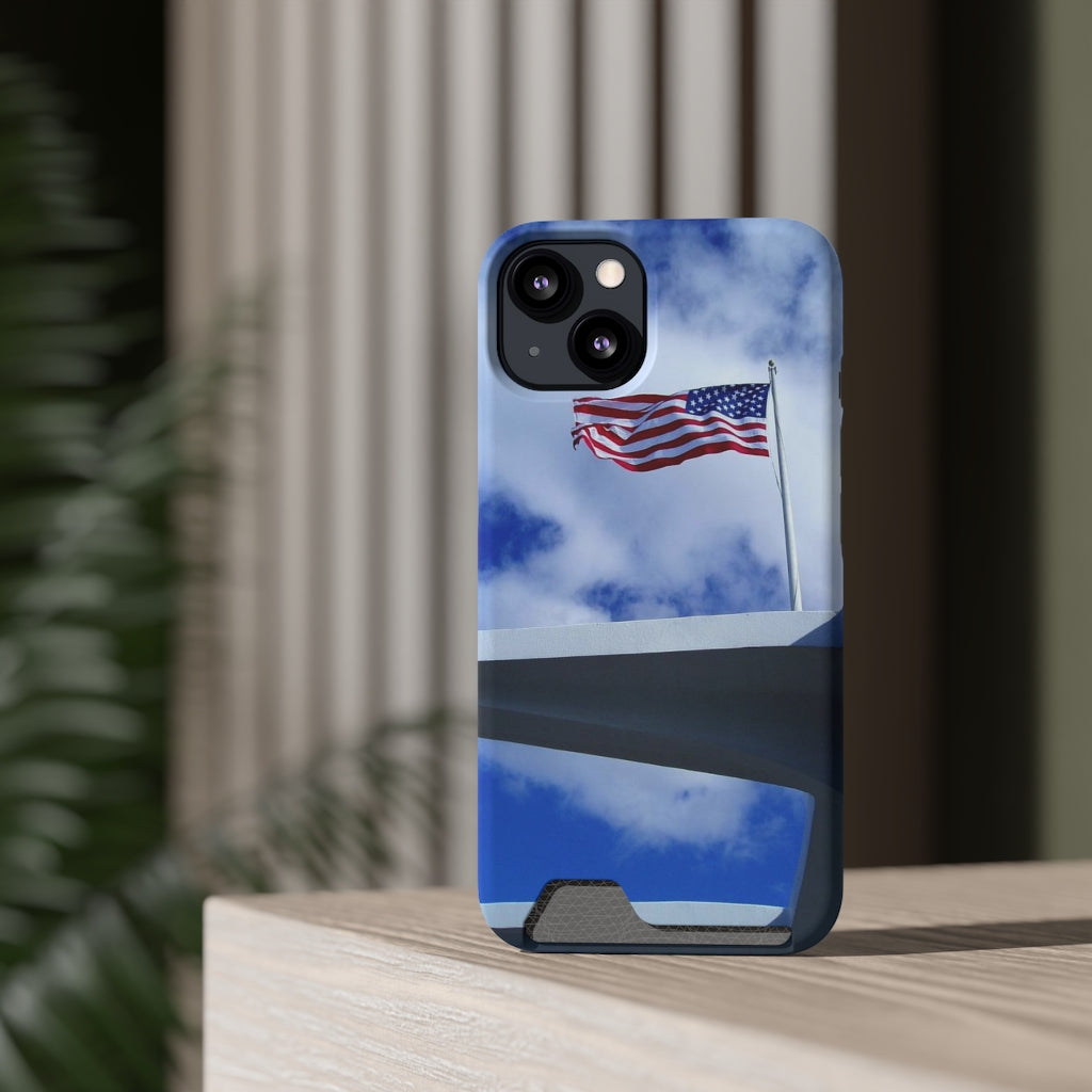 "In Solemn Remembrance" - Galaxy S22 S21 & iPhone 13 Case With Card Holder - Fry1Productions