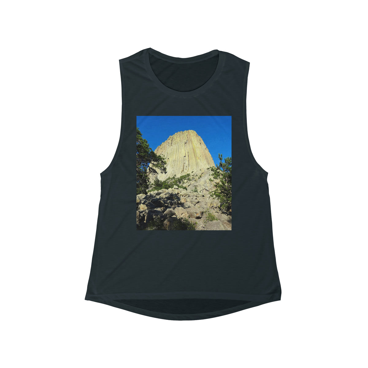 Reaching Heaven - Women's Flowy Scoop Muscle Tank - Fry1Productions