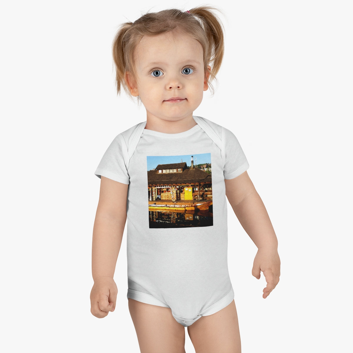 Q'il'bid Awe - Baby Short Sleeve Onesie - Fry1Productions