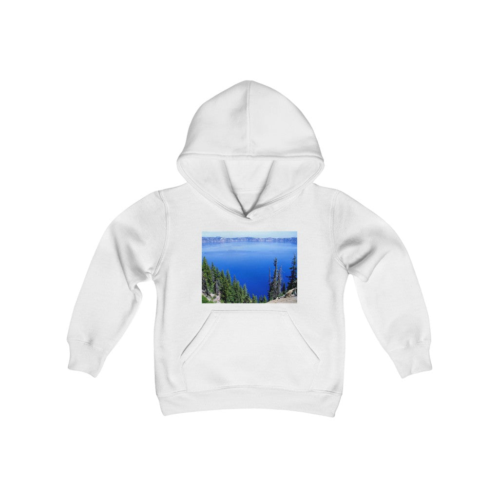 “Deep Blue” - Youth Heavy Blend Hooded Sweatshirt - Fry1Productions