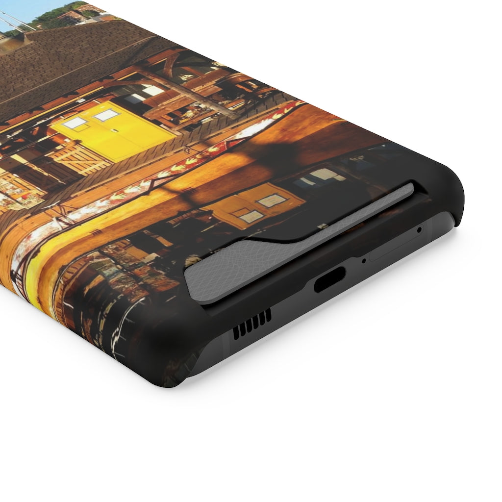 "Q'il'bid Awe" - Galaxy S22 S21 & iPhone 13 Case With Card Holder - Fry1Productions