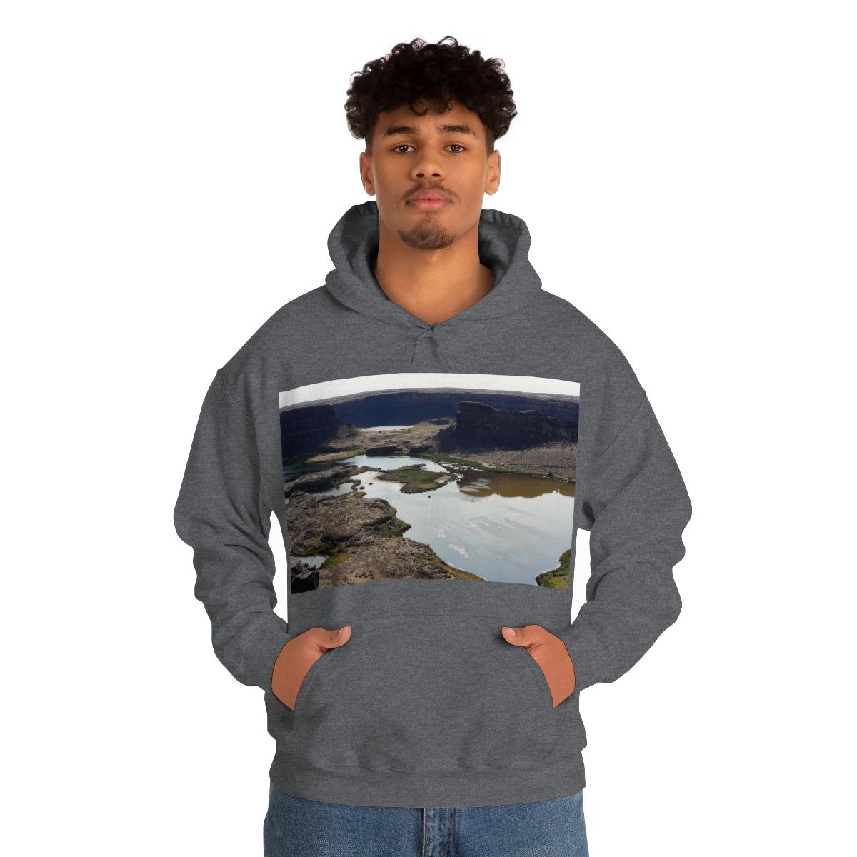 Reminisce of Ancient Thunder - Unisex Heavy Blend Hooded Sweatshirt - Fry1Productions